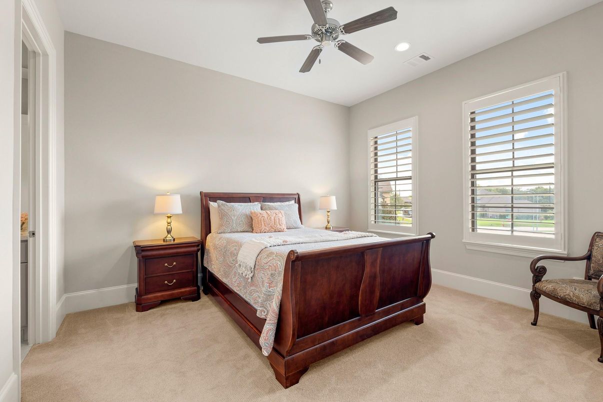 Bedroom, Interior, Recessed Lighting