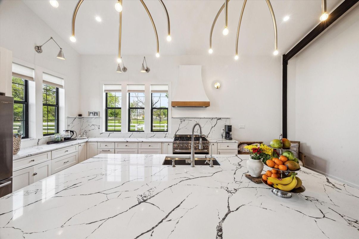 Interior, Kitchen, Pendant Lights, Recessed Lighting