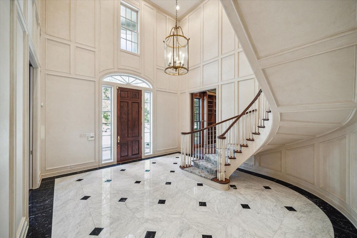 Interior, Marble, Pendant Lights