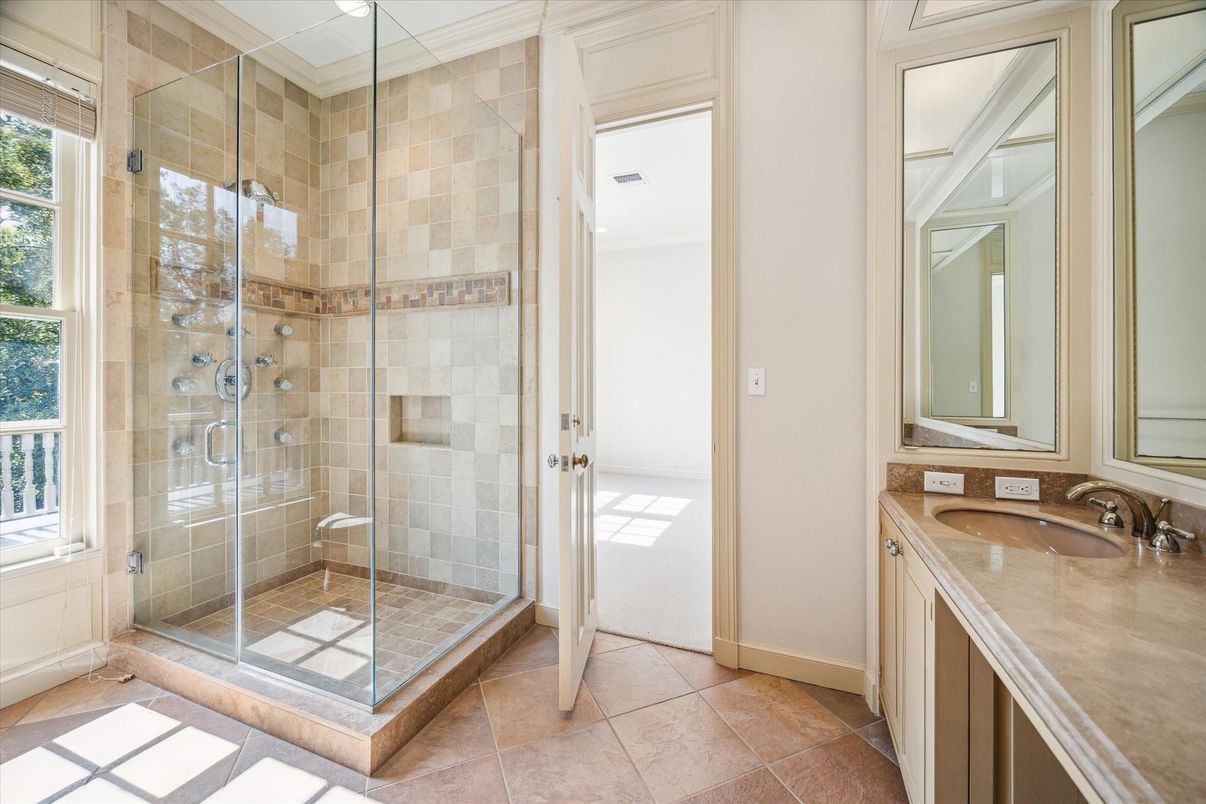 Bathroom, Glass Shower, Interior
