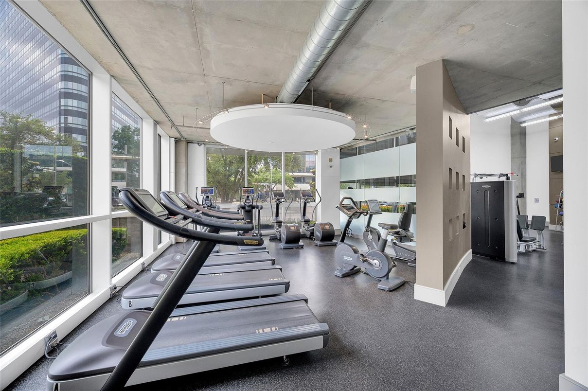 Fitness Equipment, Gym, Interior