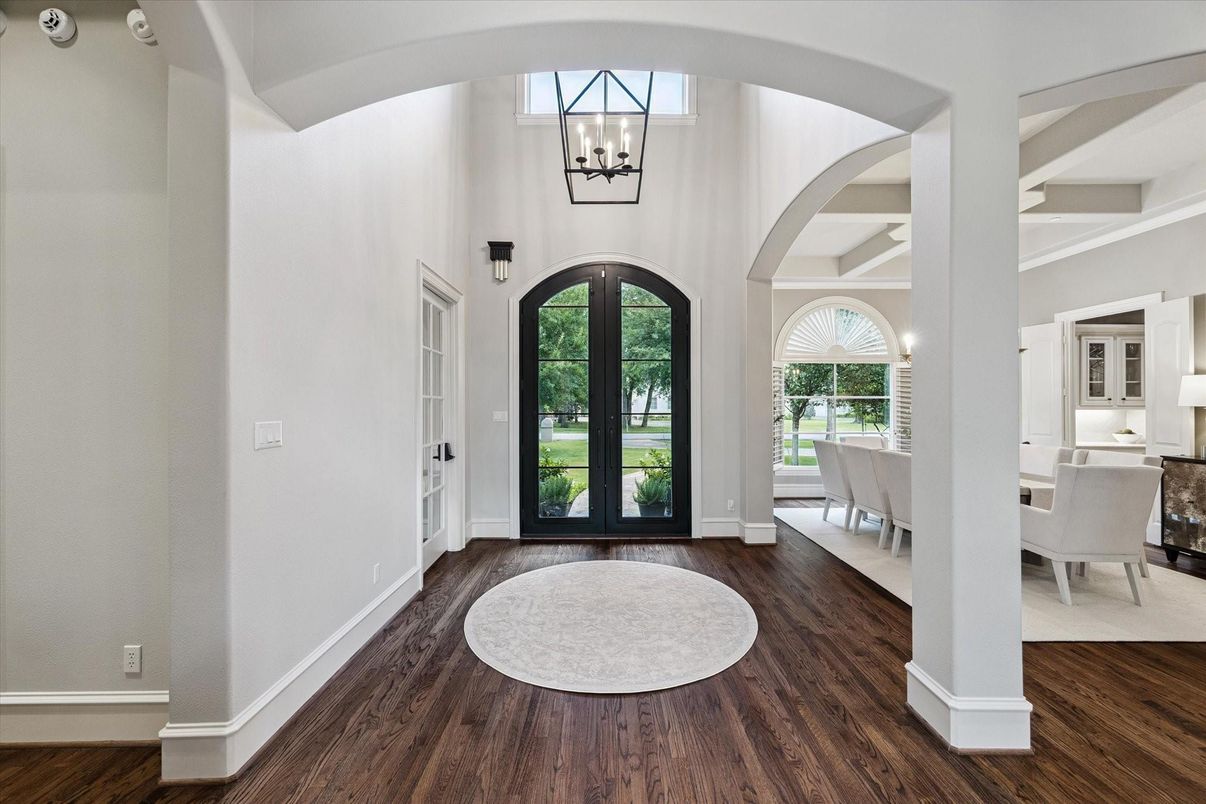 Chandelier, Interior, Pendant Lights, Wood Texture Flooring
