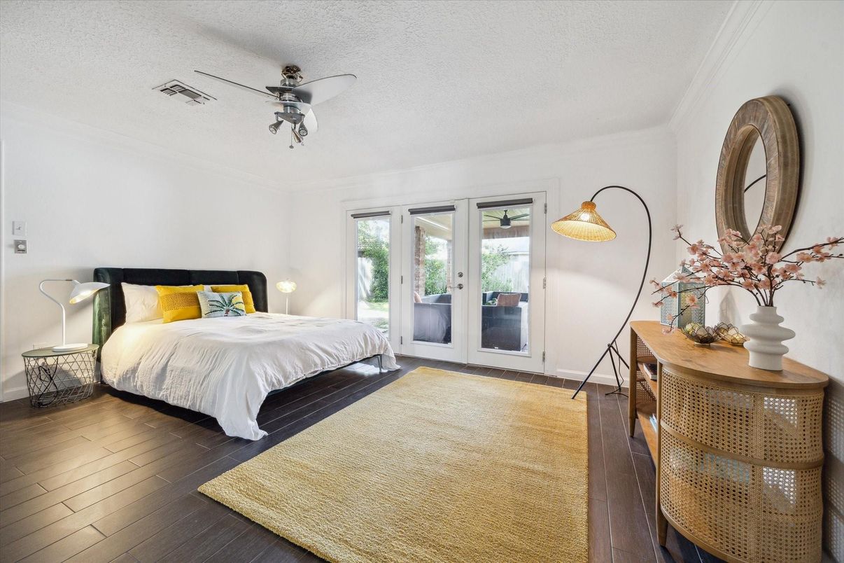 Bedroom, Interior, Wood Texture Flooring