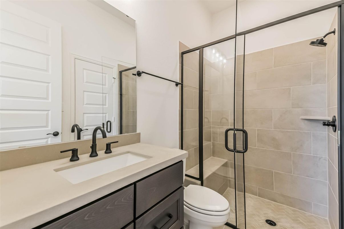 Bathroom, Glass Shower, Interior