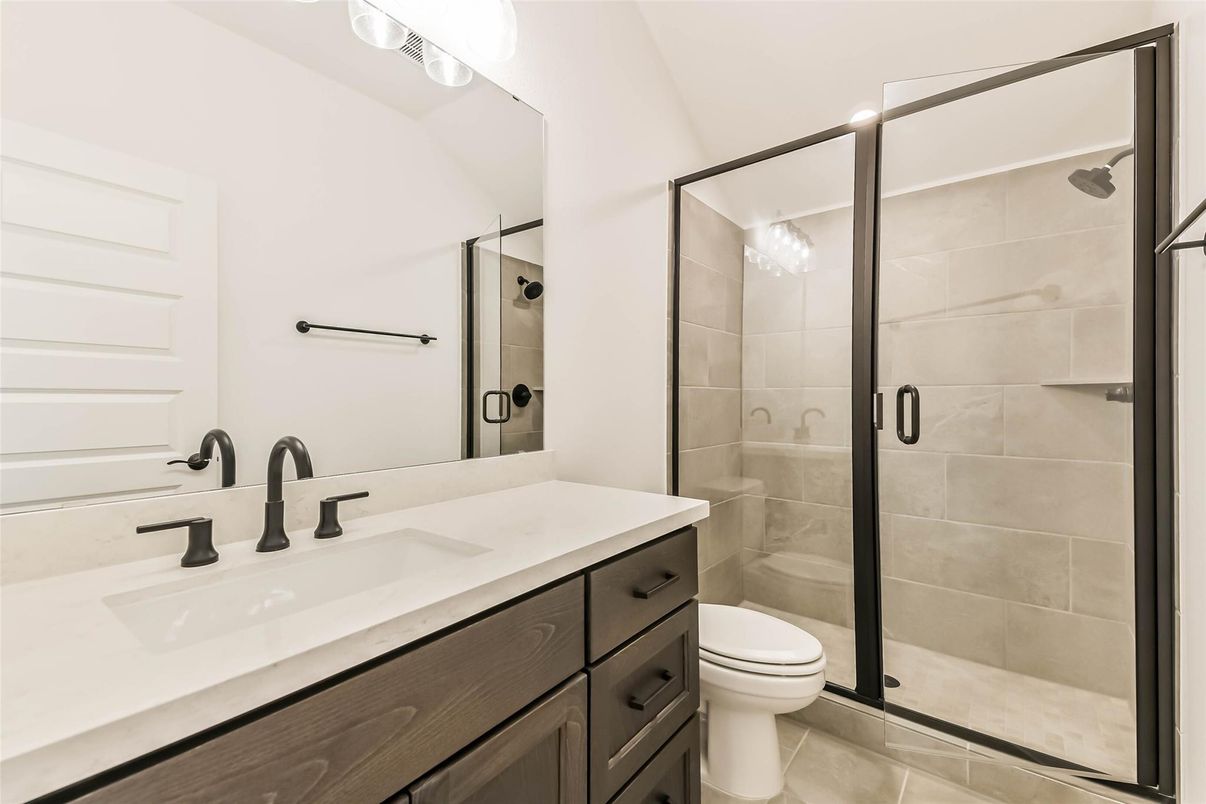 Bathroom, Glass Shower, Interior