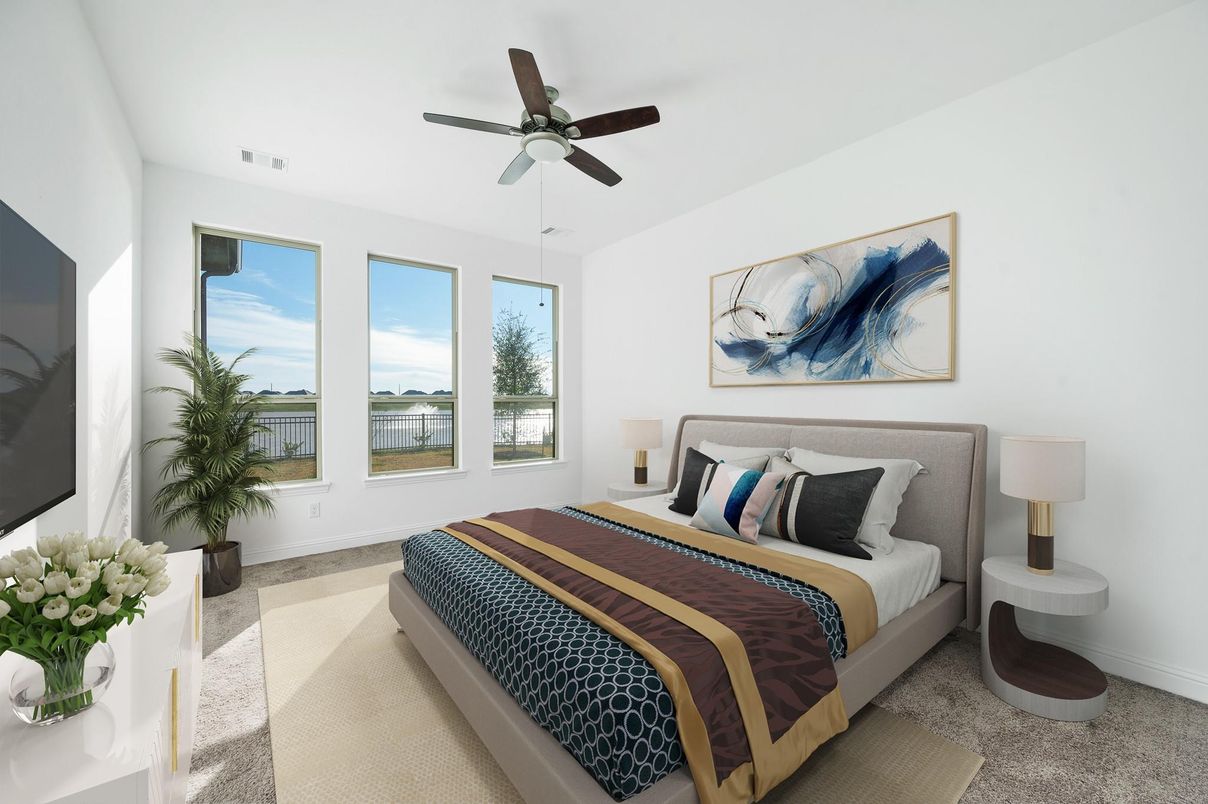 Bedroom, Interior, Water