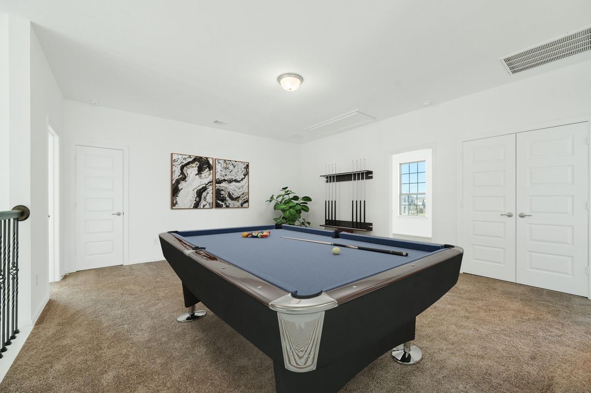 Billiard Table, Game Room, Interior
