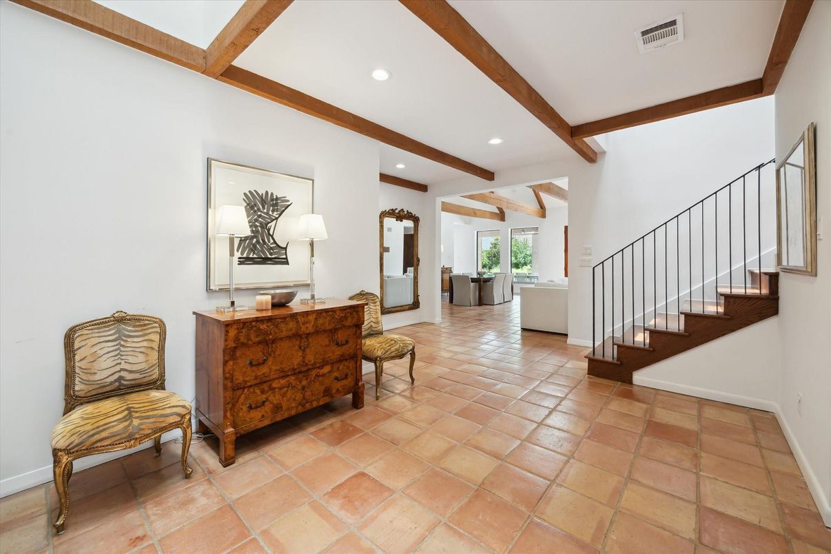 Interior, Recessed Lighting, Wooden Beams