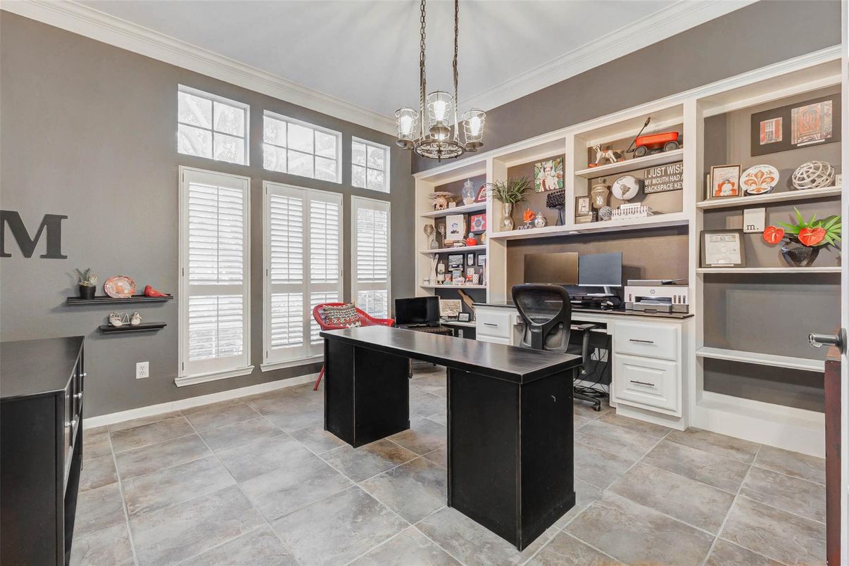 Home Office, Interior, Pendant Lights