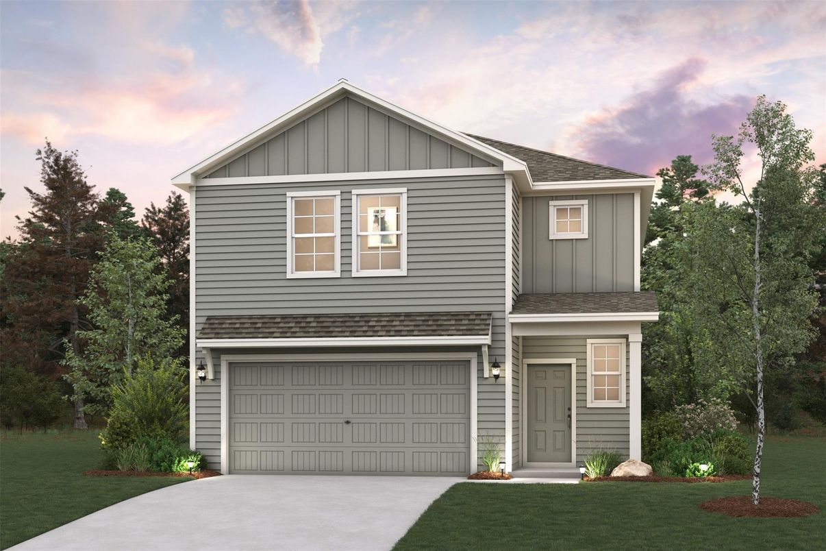 Attached, Exterior, Facade, Brick Traditional