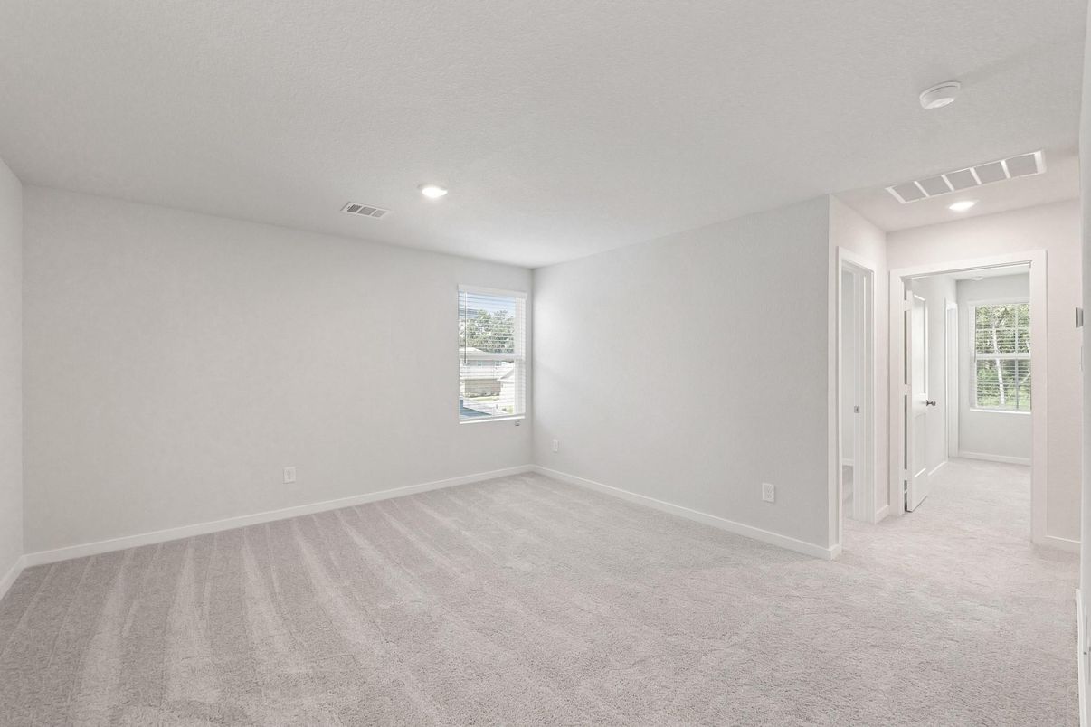 Empty room, Interior, Recessed Lighting