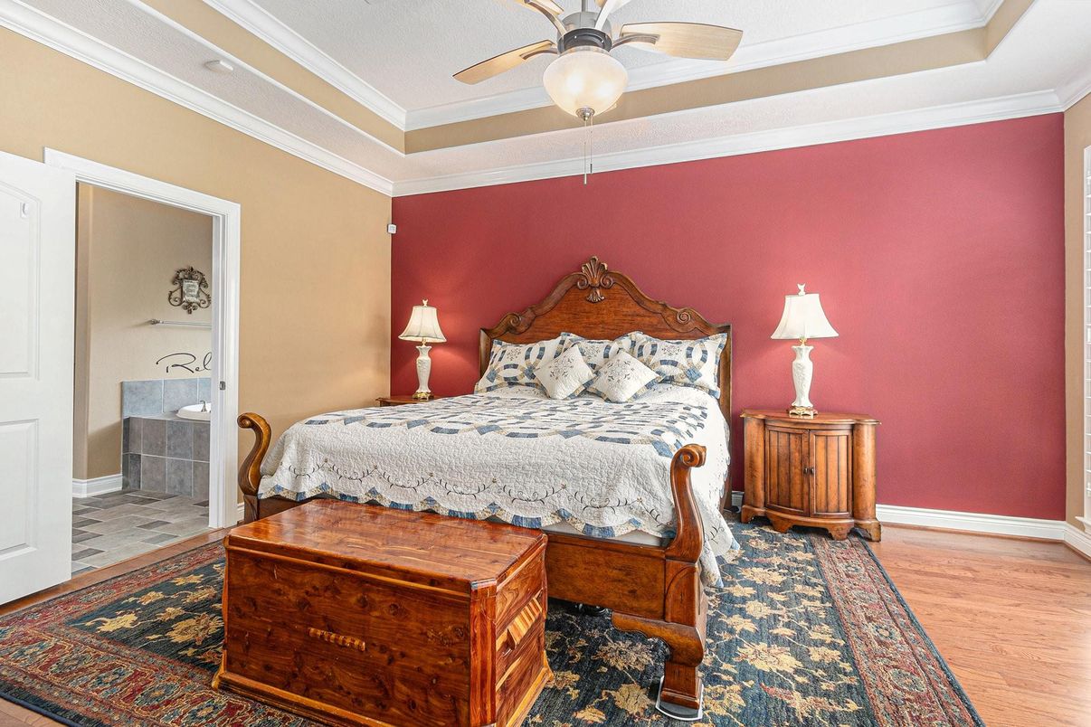 Bedroom, Interior, Wood Texture Flooring