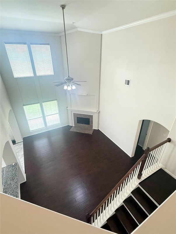 Fireplace, Interior, Wood Texture Flooring