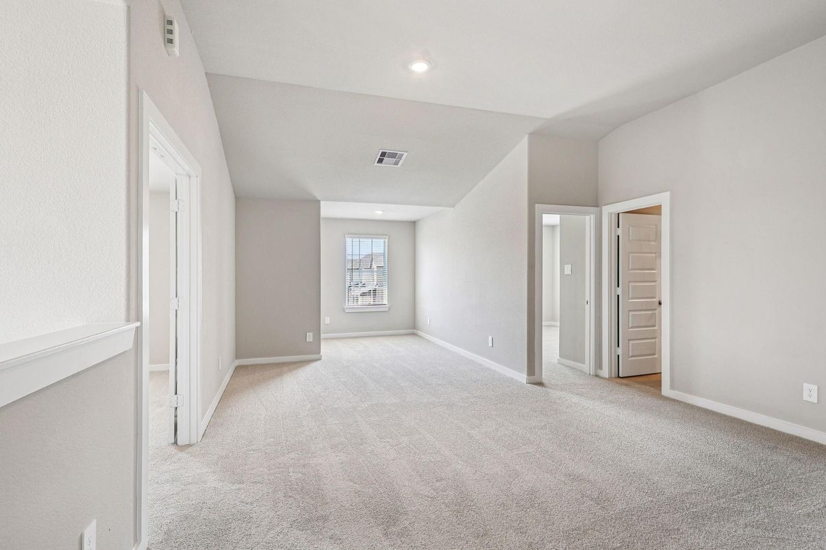 Empty room, Interior, Recessed Lighting
