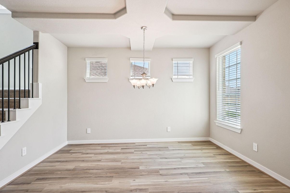 Chandelier, Empty room, Interior, Wood Texture Flooring