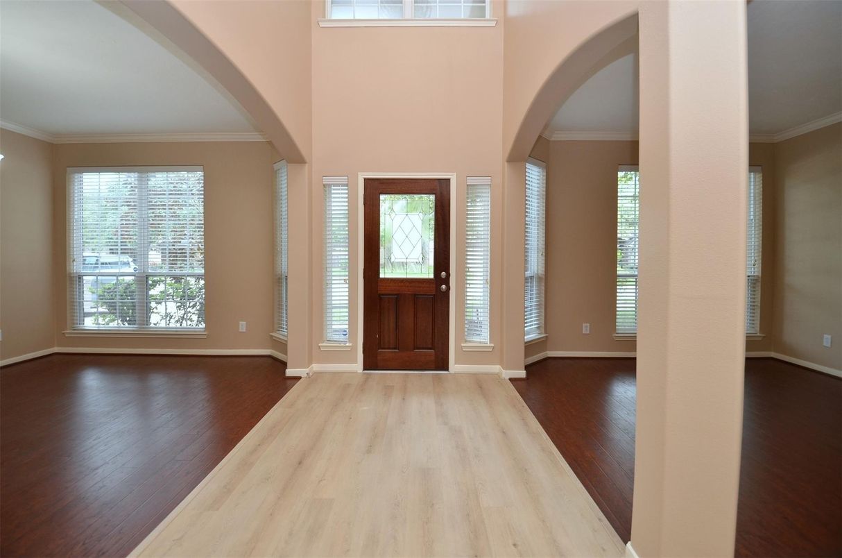 Empty room, Interior, Wood Texture Flooring