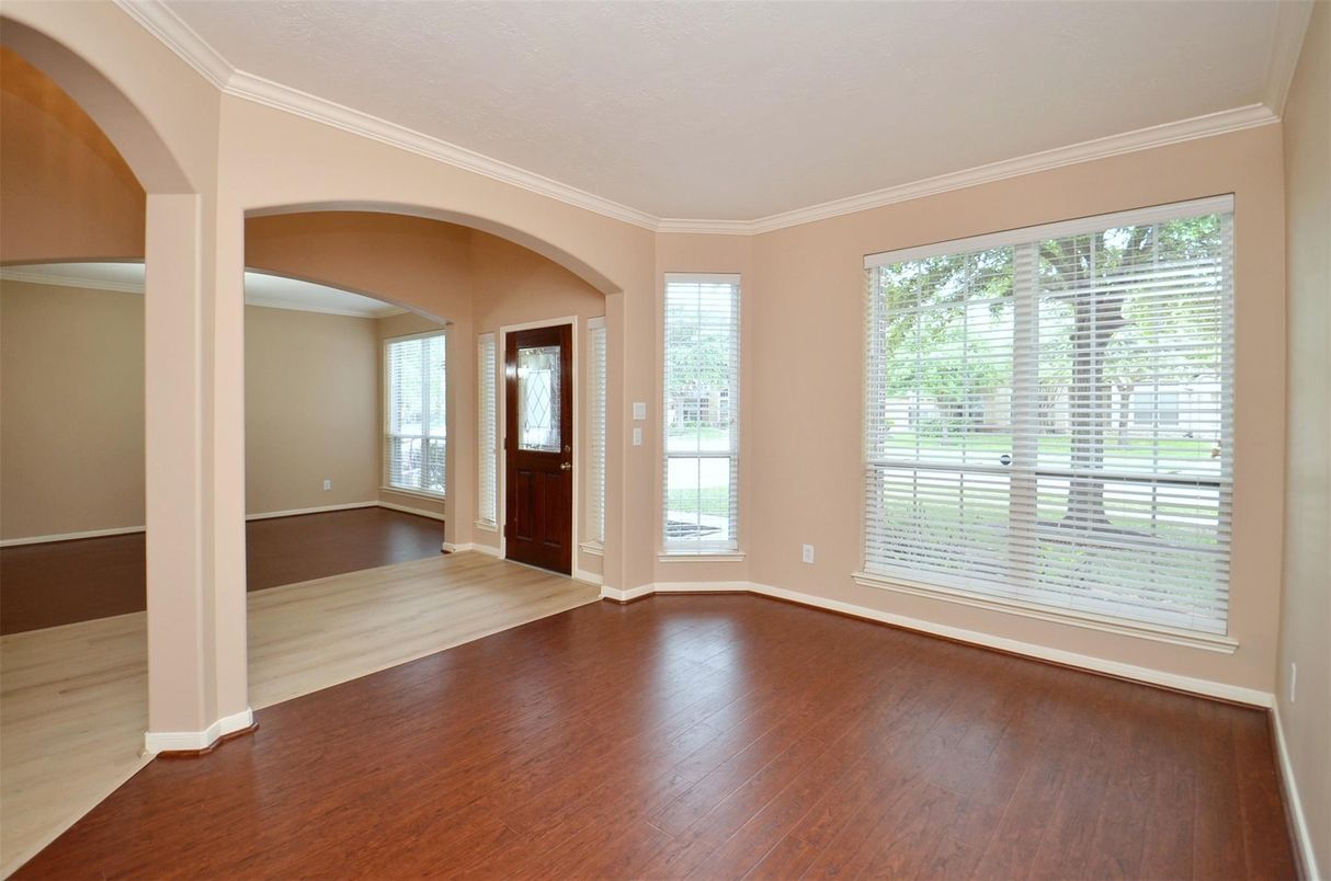 Empty room, Interior, Wood Texture Flooring