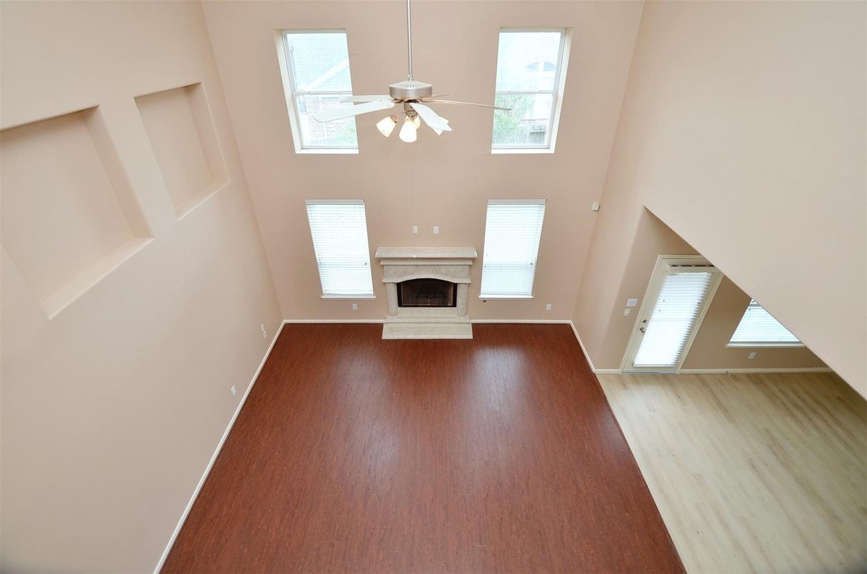 Fireplace, Interior, Wood Texture Flooring