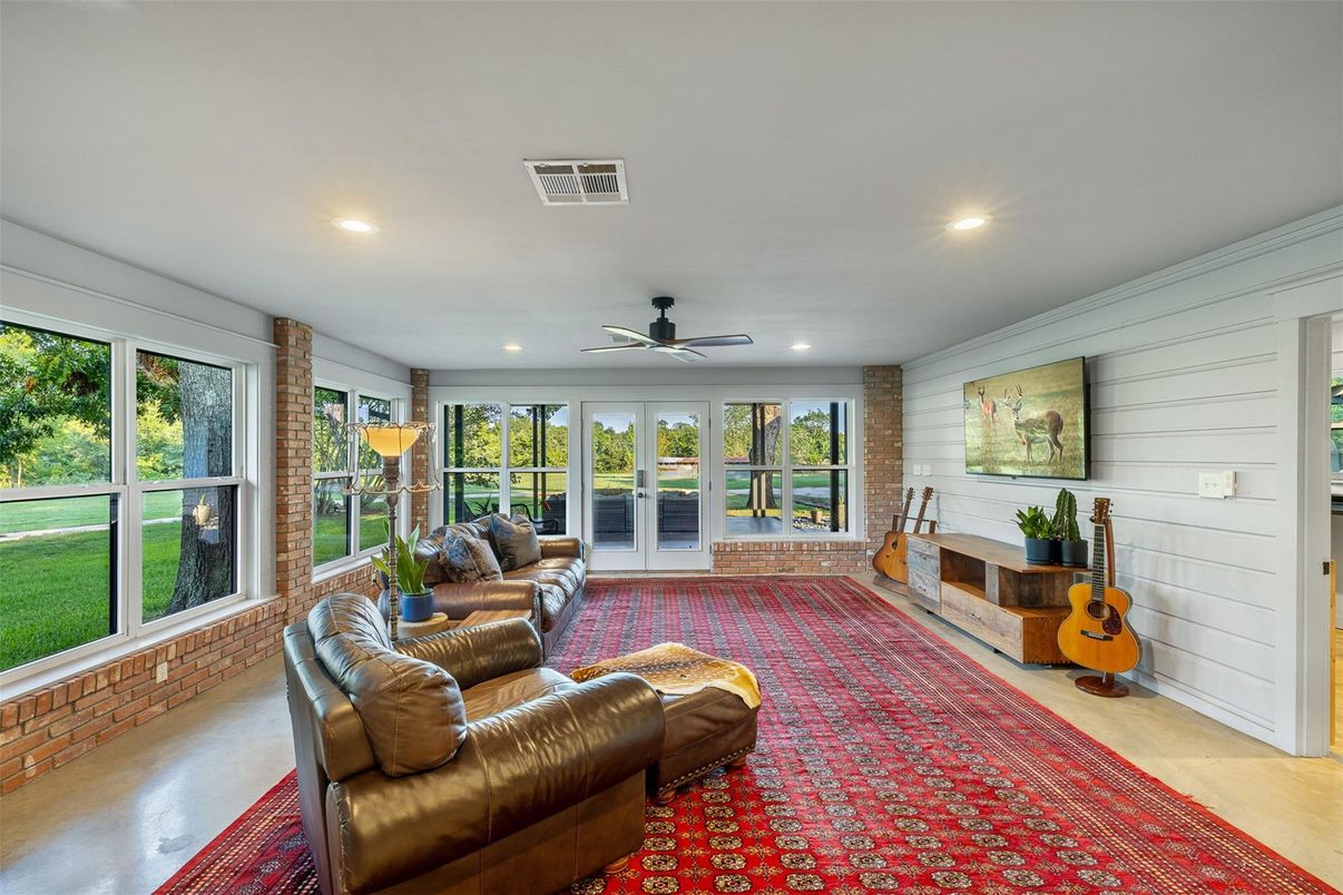 Fireplace, Interior, Living room, Recessed Lighting