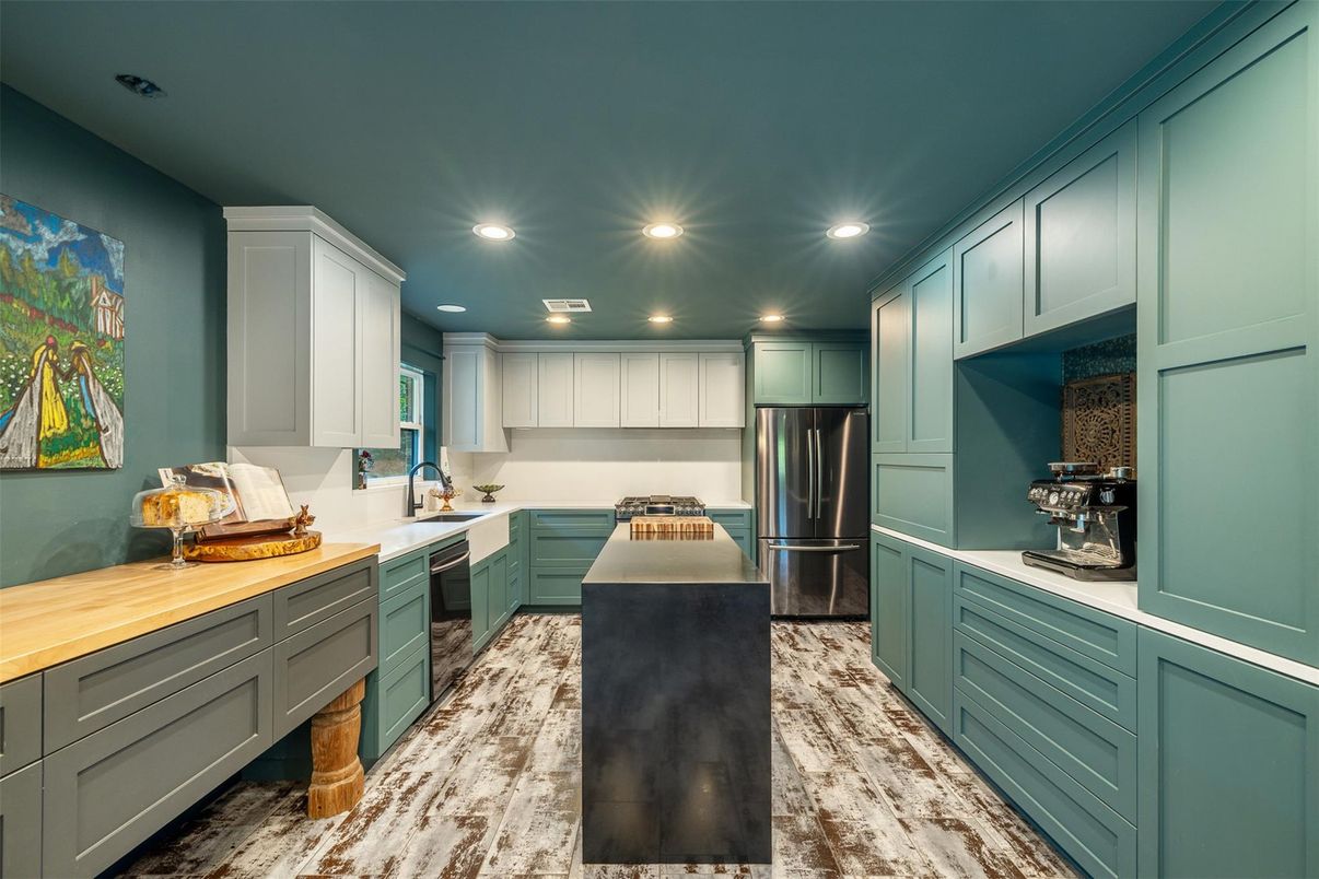 Interior, Kitchen, Recessed Lighting, Stainless Steel Appliances