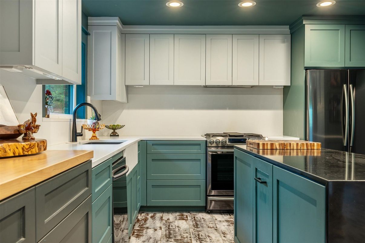 Interior, Kitchen, Recessed Lighting, Stainless Steel Appliances