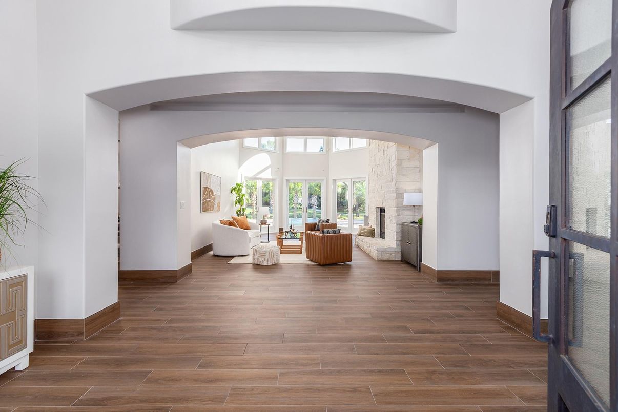 Fireplace, Interior, Living room, Wood Texture Flooring