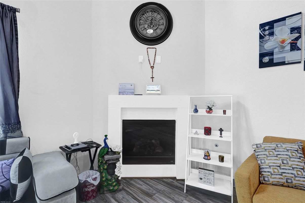 Fireplace, Interior, Wood Texture Flooring