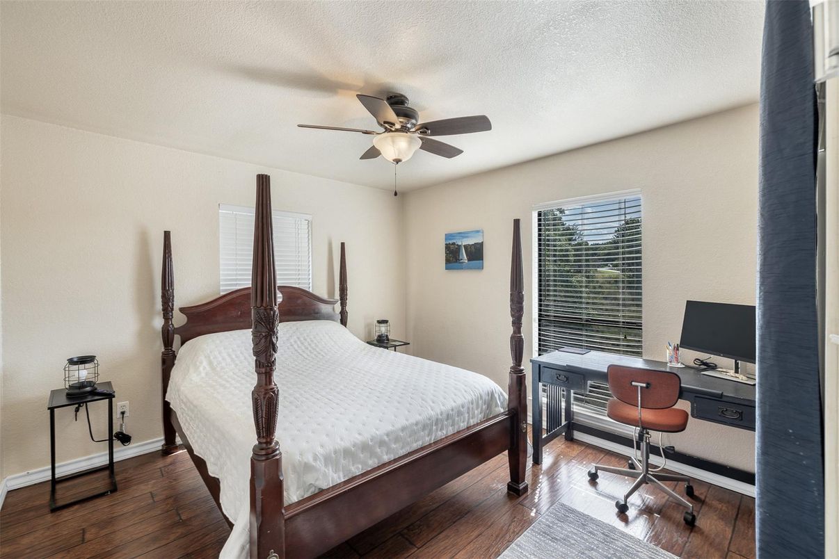 Bedroom, Home Office, Interior, Wood Texture Flooring