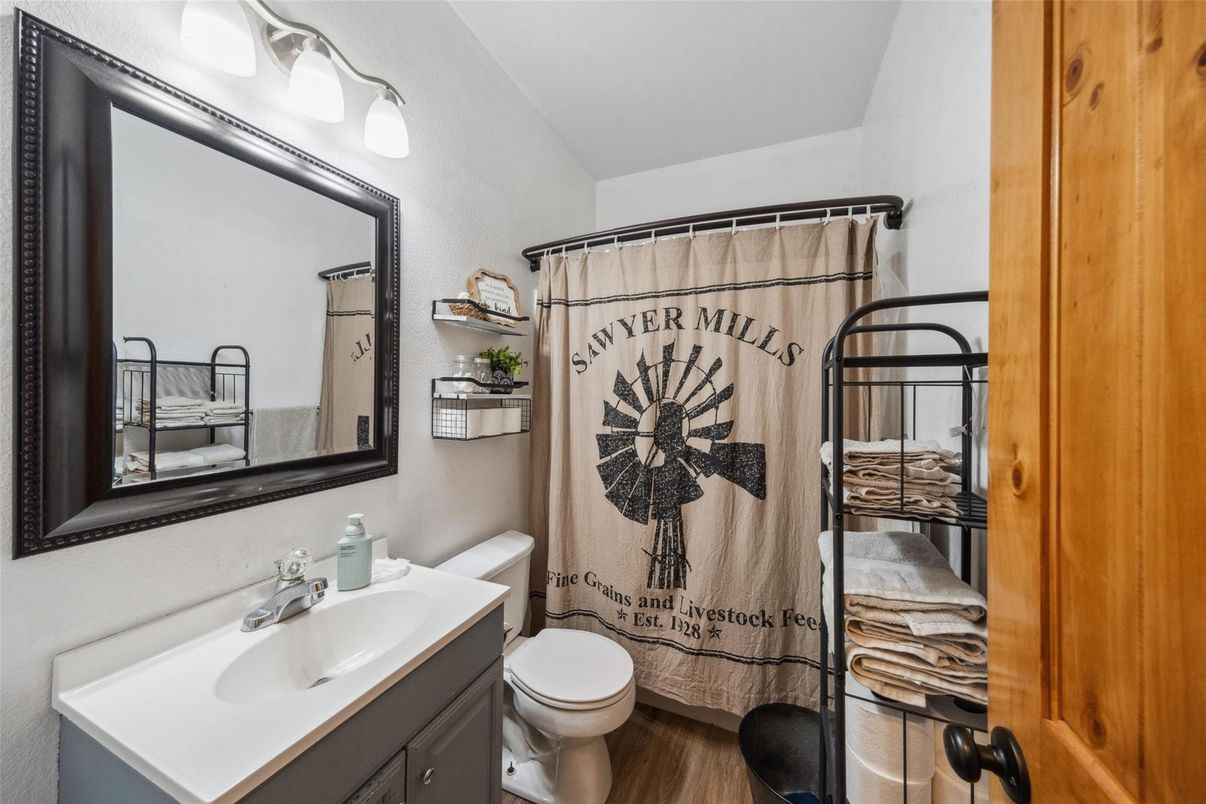 Bathroom, Interior, Wood Texture Flooring