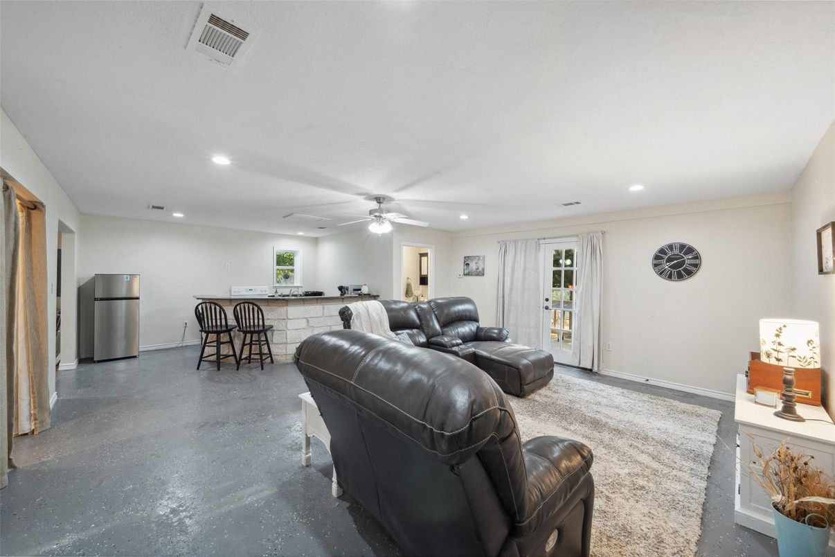 Interior, Living room, Recessed Lighting