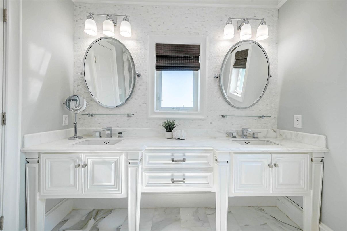 Bathroom, Dual Sink Vanities, Interior, Marble