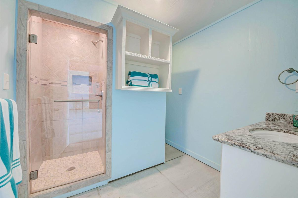 Bathroom, Glass Shower, Interior