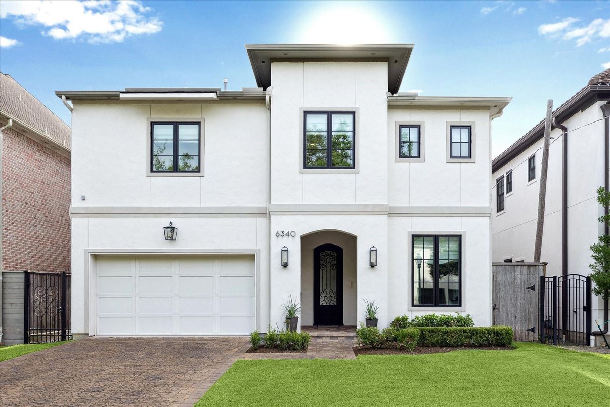 Attached, Exterior, Facade, Modern