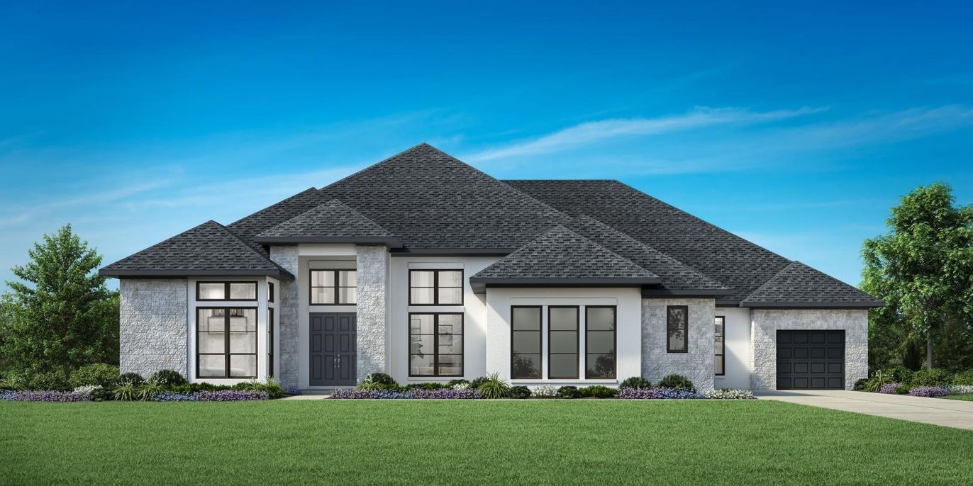 Attached, Exterior, Facade, French Provincial