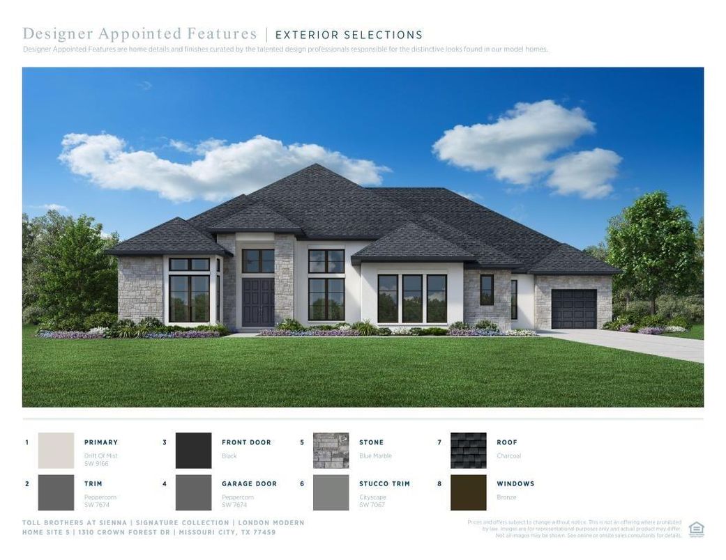 Attached, Exterior, Facade, Ranch