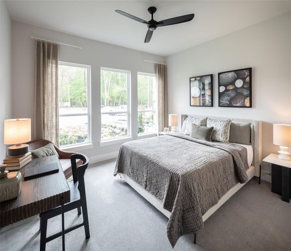 Bedroom, Home Office, Interior