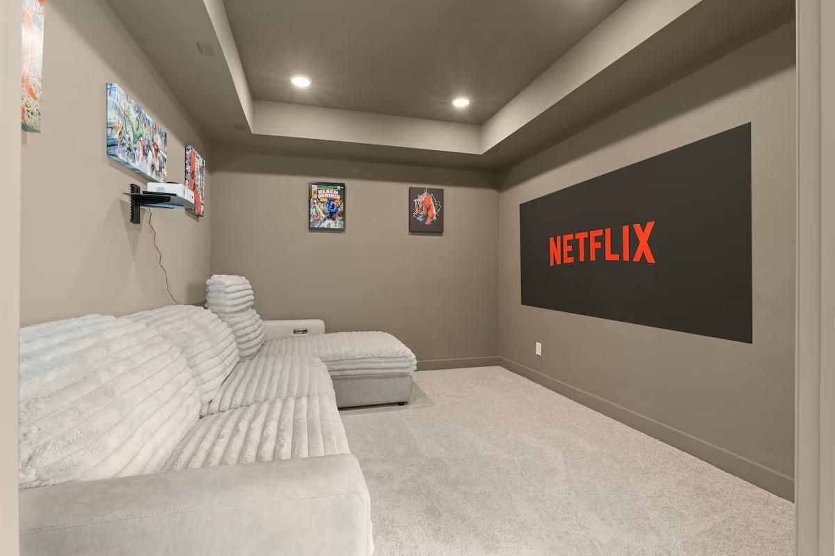 Bedroom, Interior, Recessed Lighting