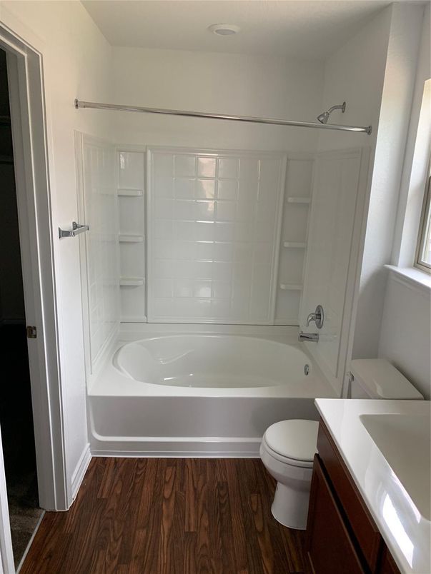 Bathroom, Interior, Wood Texture Flooring