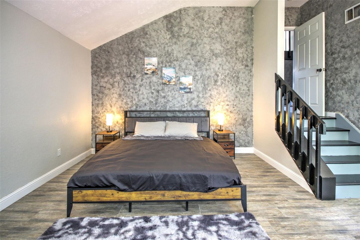 Bedroom, Interior, Wood Texture Flooring
