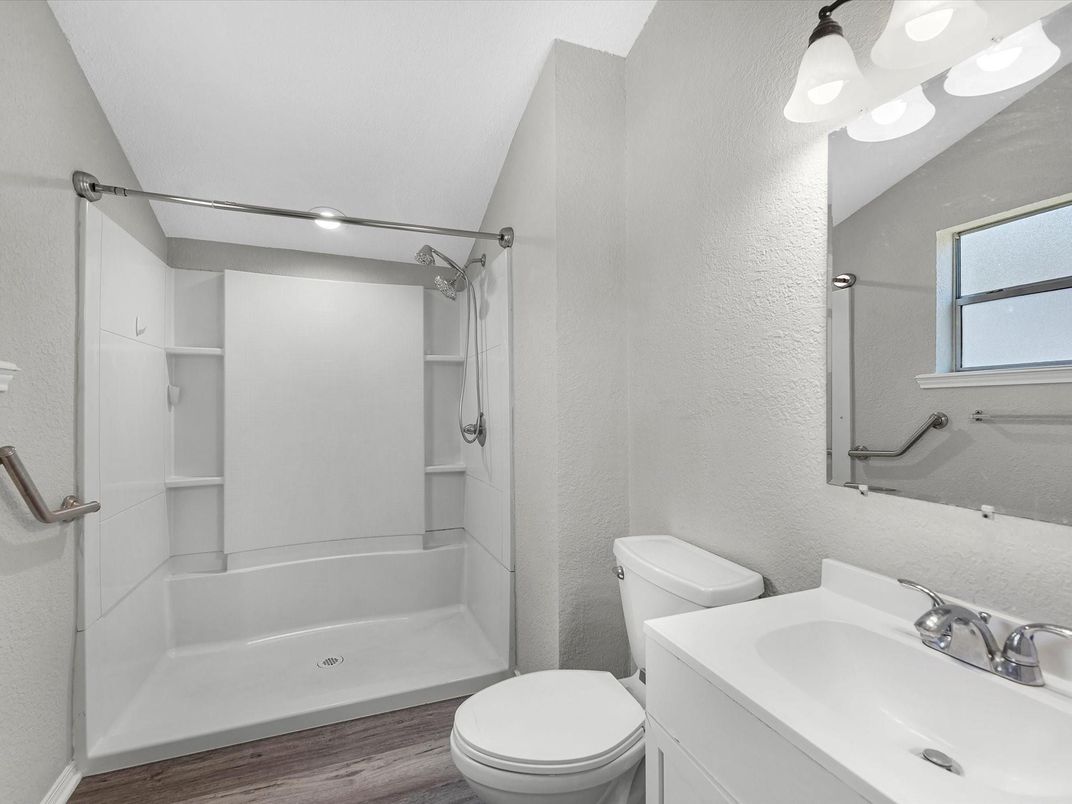 Bathroom, Interior, Wood Texture Flooring