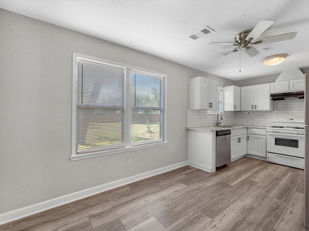 Interior, Kitchen, Wood Texture Flooring
