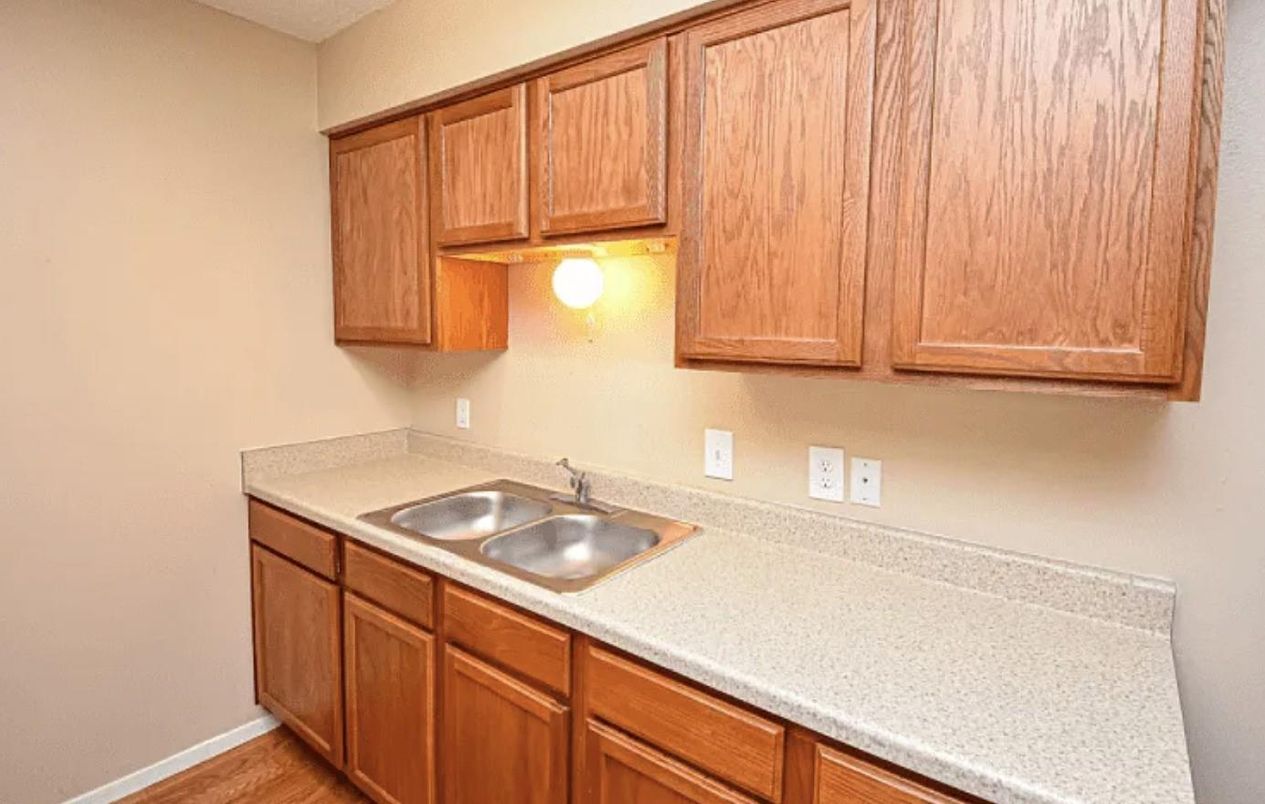 Interior, Kitchen, Wood Texture Flooring