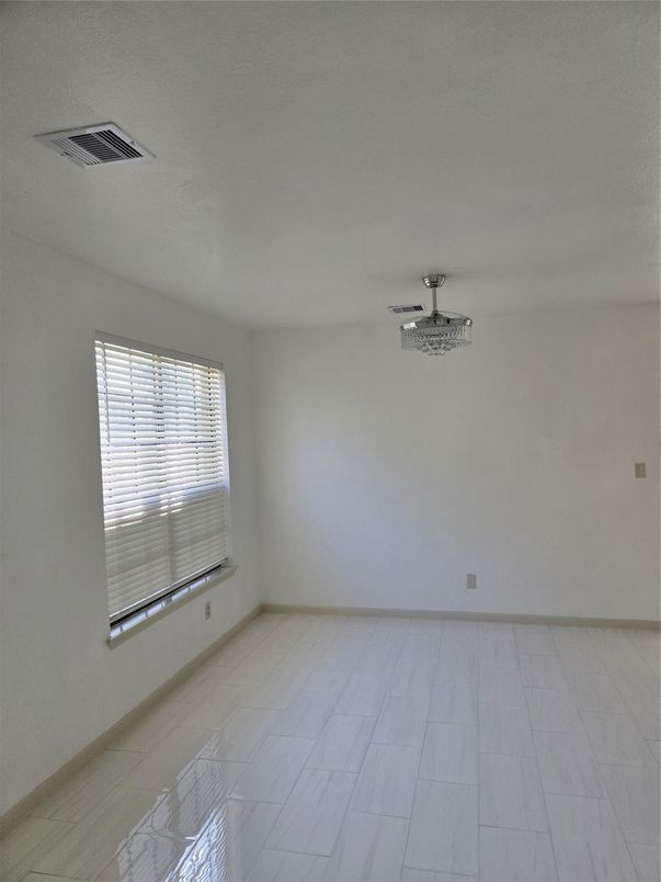 Chandelier, Empty room, Interior
