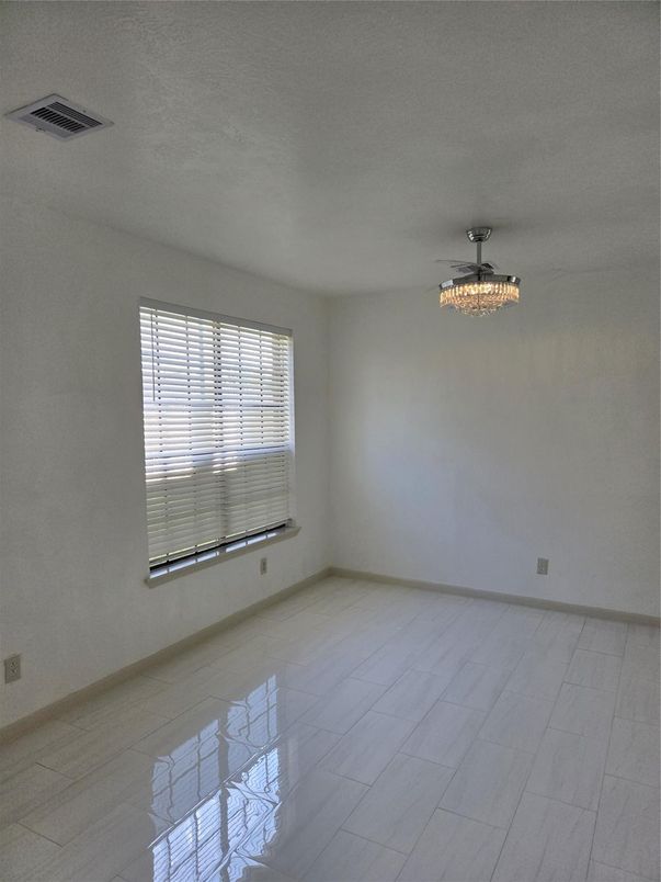 Chandelier, Empty room, Interior
