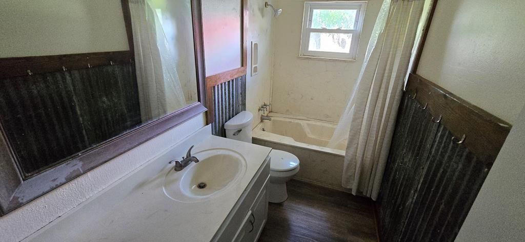 Bathroom, Interior, Wood Texture Flooring