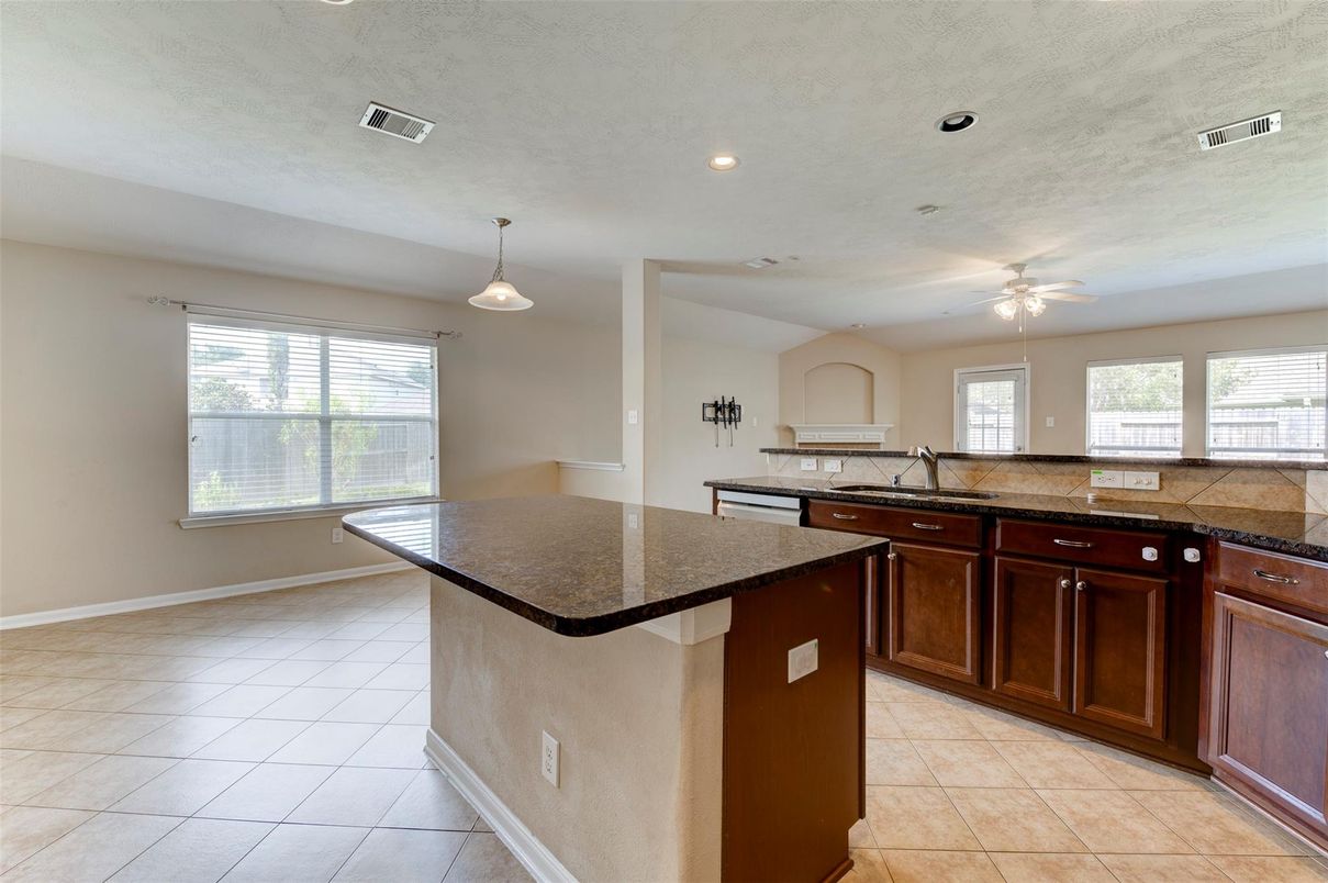 Interior, Kitchen, Pendant Lights, Recessed Lighting