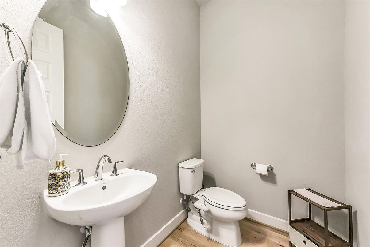 Bathroom, Interior, Wood Texture Flooring