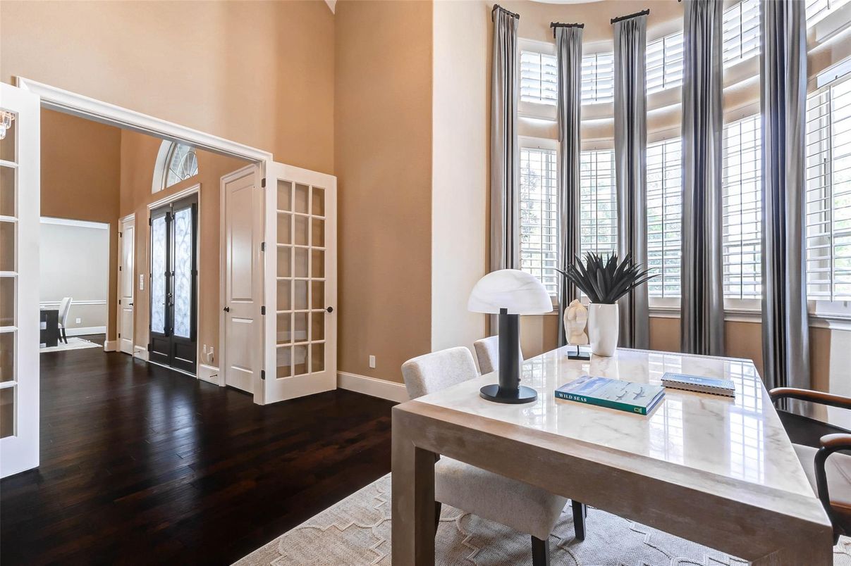 Home Office, Interior, Wood Texture Flooring