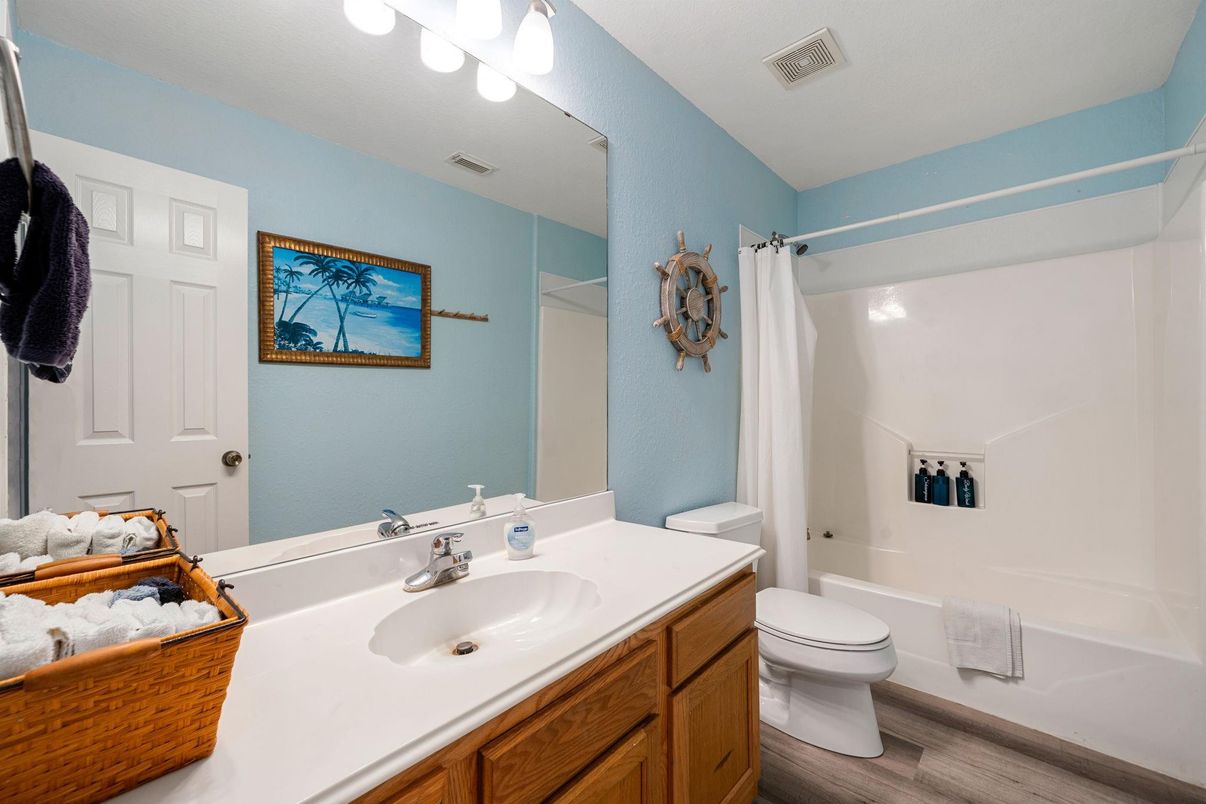Bathroom, Interior, Wood Texture Flooring