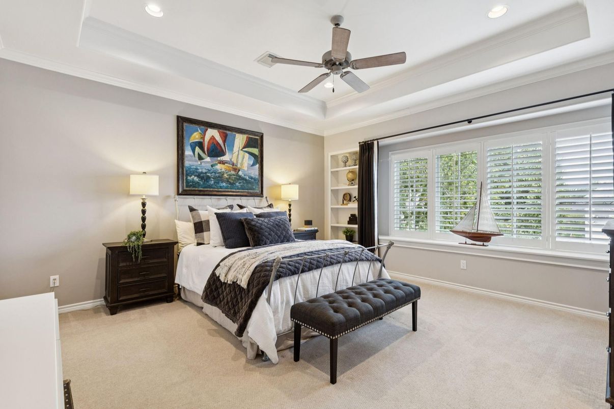 Bedroom, Interior, Recessed Lighting